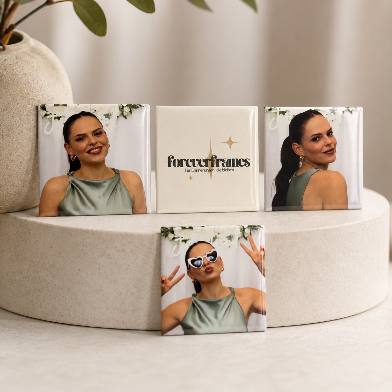 Fotomagnete – live vor Ort hergestellt